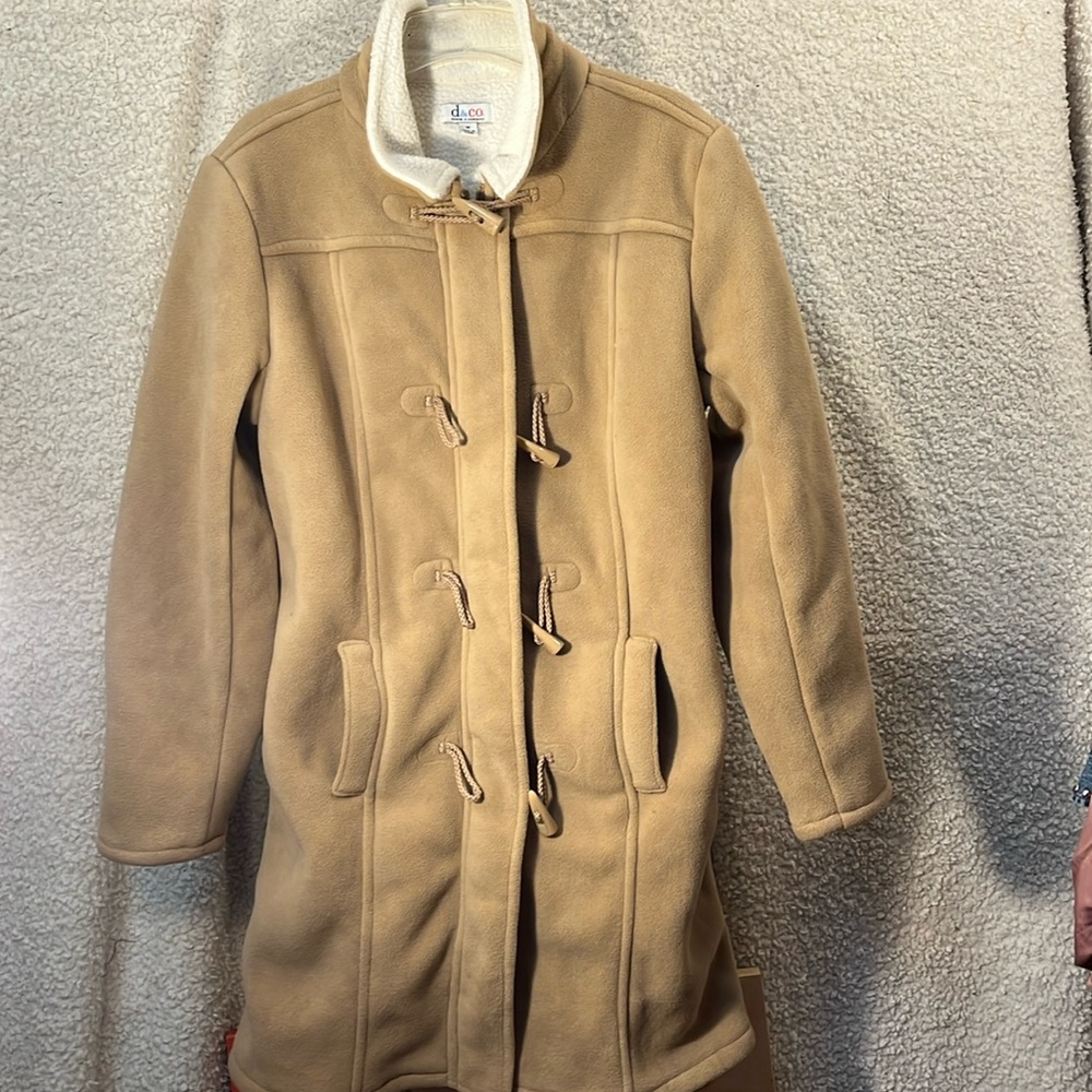 d & co keep you warm in winter 🥶 tan coat 🧥